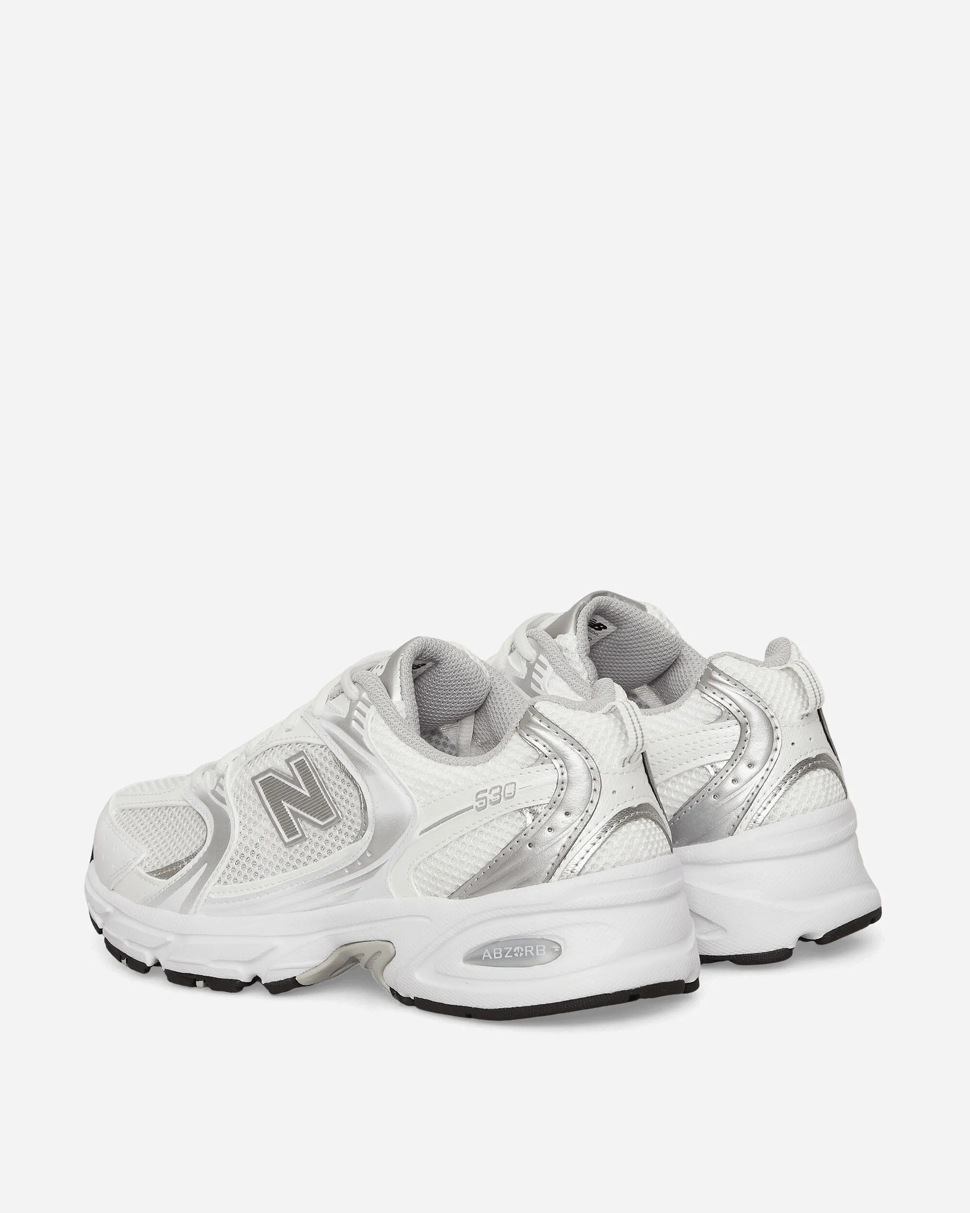 530 Sneakers Blanc / Argent Métallisé