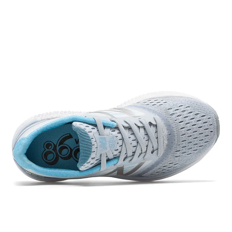 860v9 - Cyclone Blanc avec Gris et Bleu Clair - Enfants