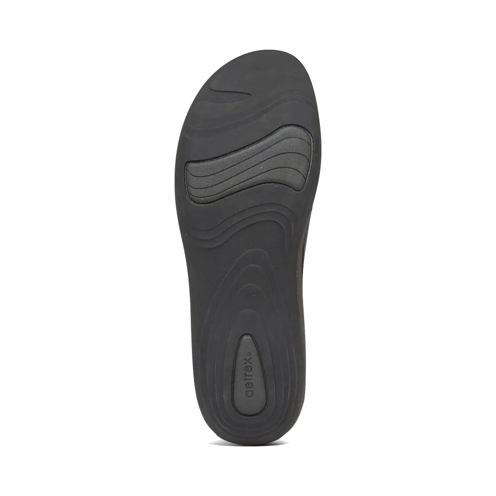 Aetrex Femmes Karina Enfiler en Noir