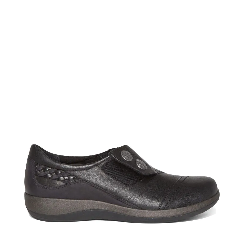 Aetrex Femmes Karina Enfiler en Noir