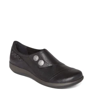 Aetrex Femmes Karina Enfiler en Noir