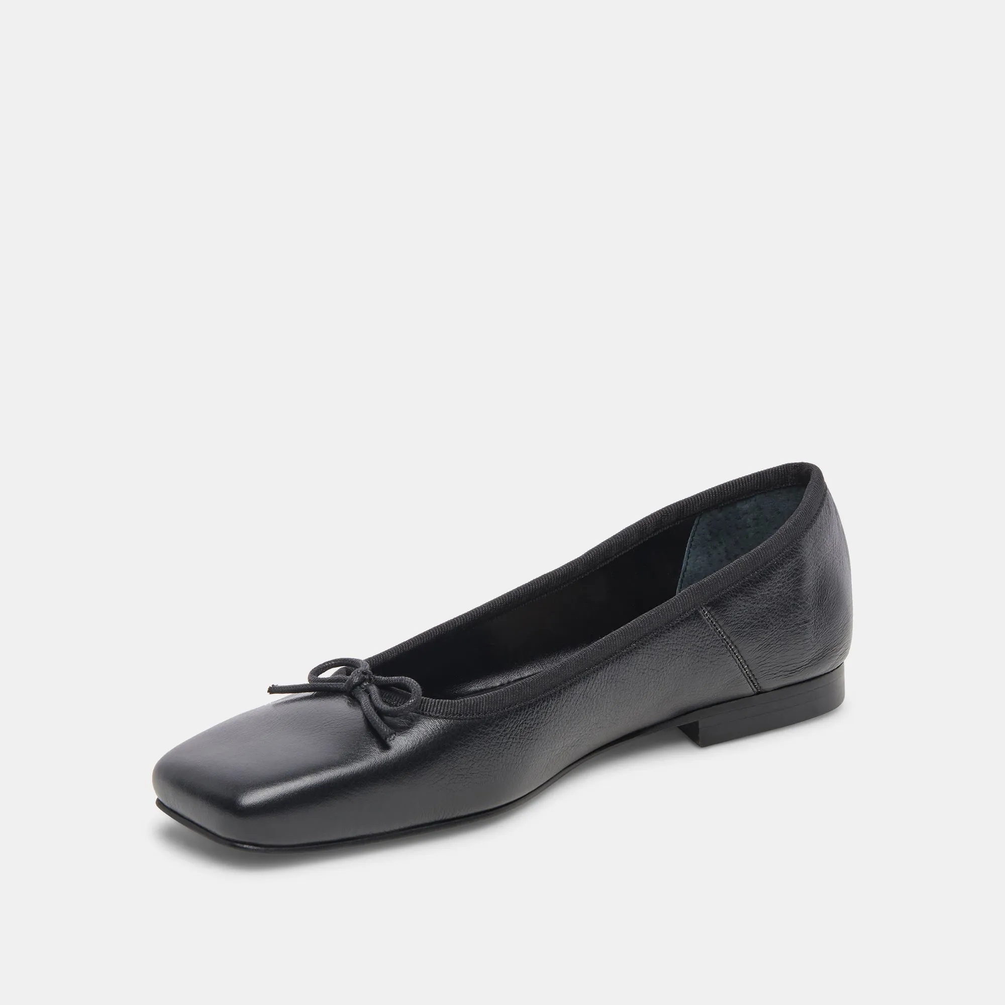 BALLERINES ANISA EN CUIR NOIR