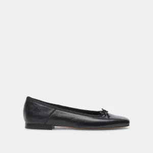 BALLERINES ANISA EN CUIR NOIR