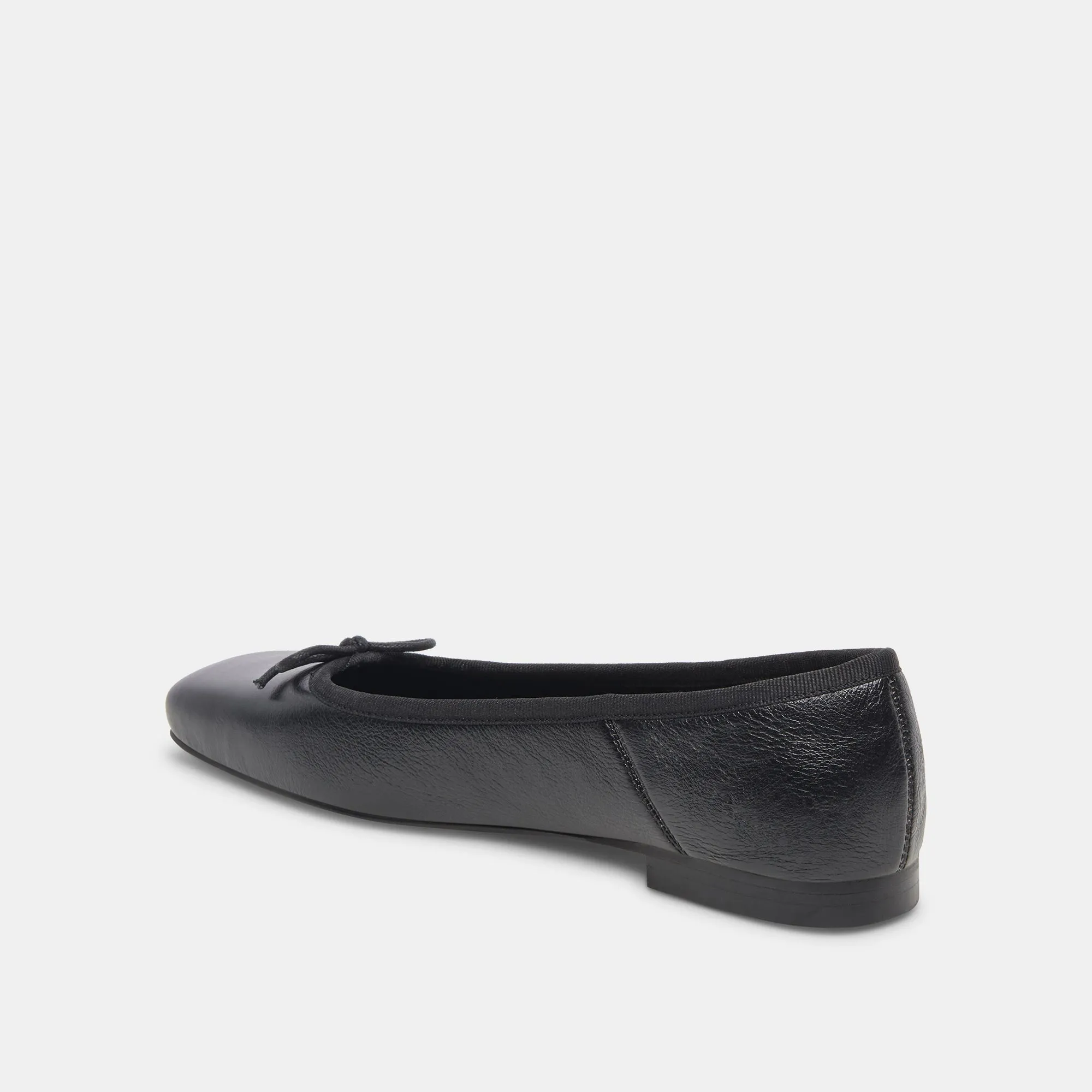 BALLERINES ANISA EN CUIR NOIR