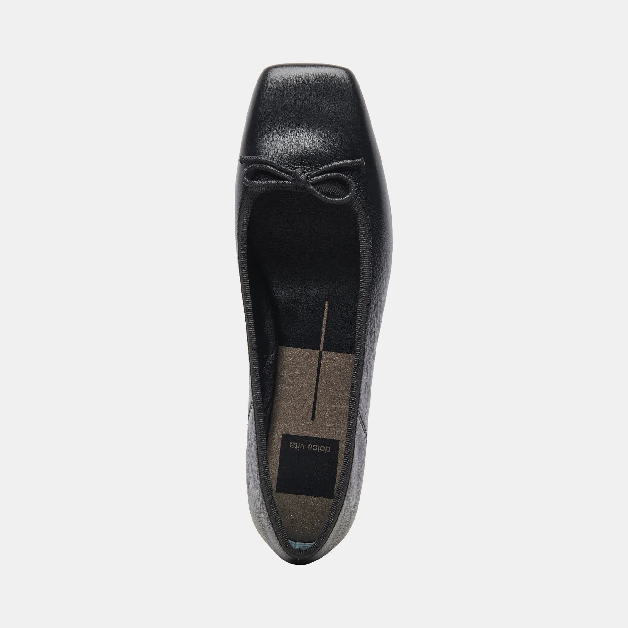 BALLERINES ANISA EN CUIR NOIR