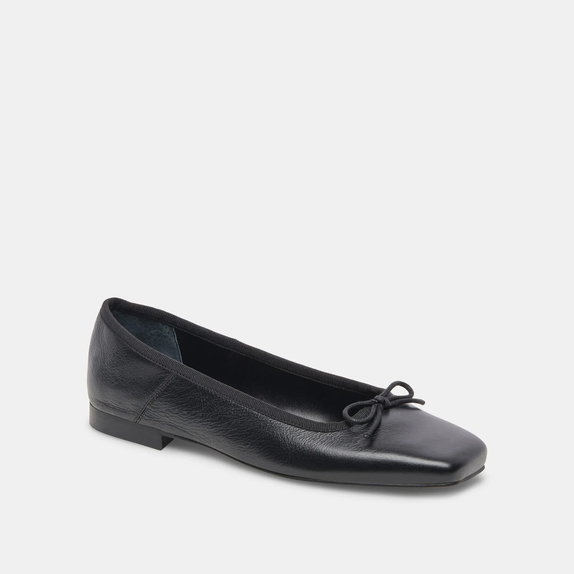 BALLERINES ANISA EN CUIR NOIR