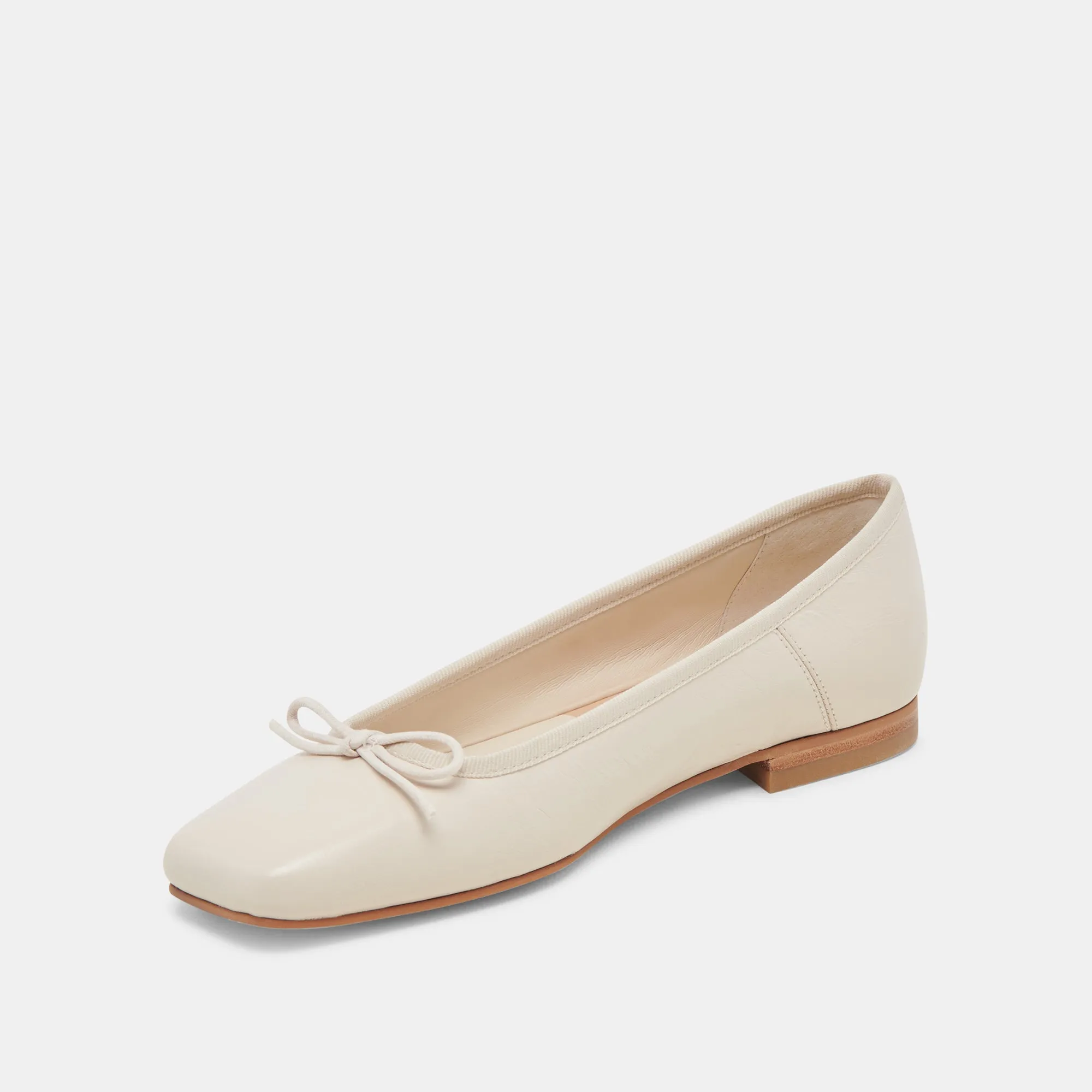 BALLERINES ANISA CRÈME PATINÉES EFFET FROISSÉ