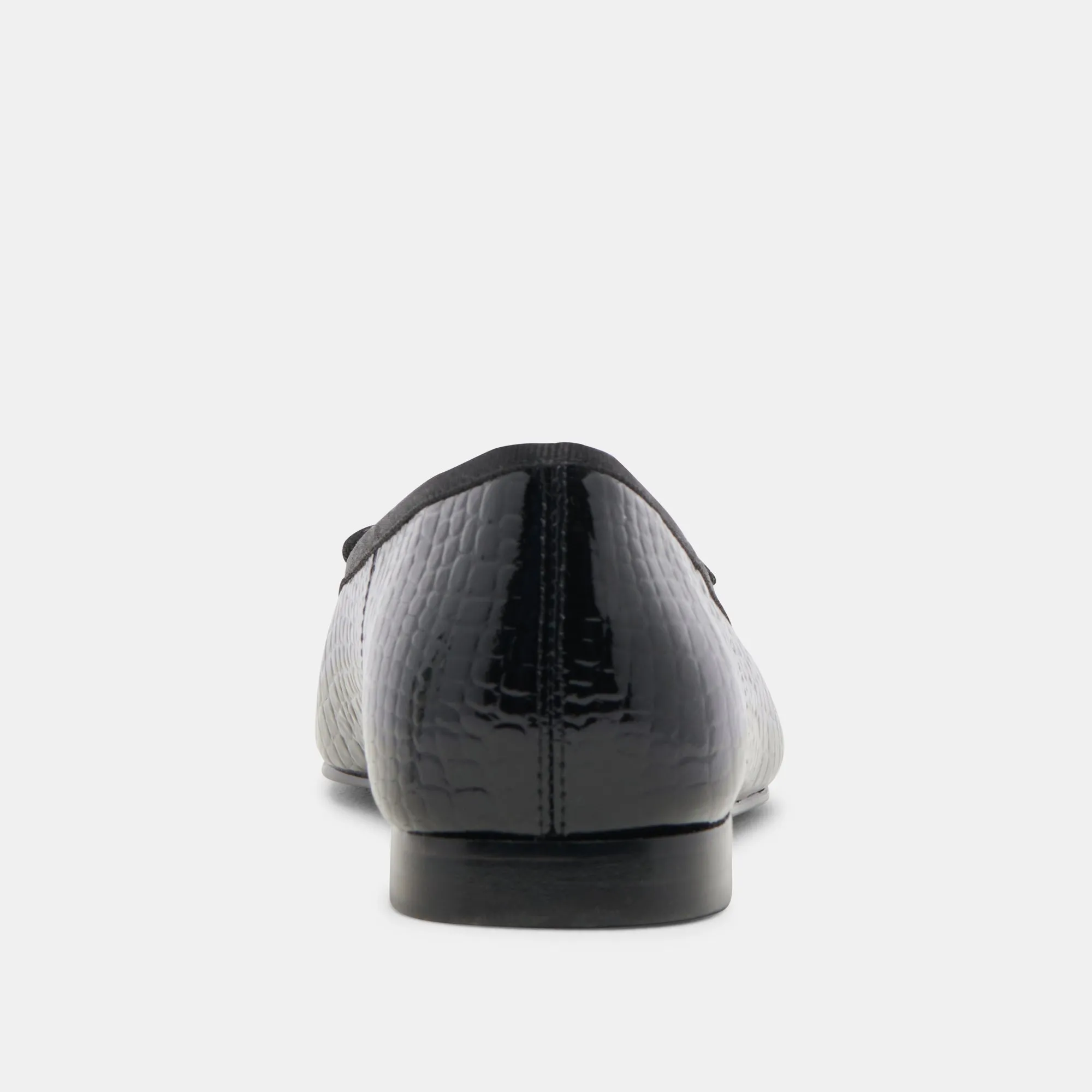 BALLERINES ANISA NOIR EN CUIR GRAINÉ
