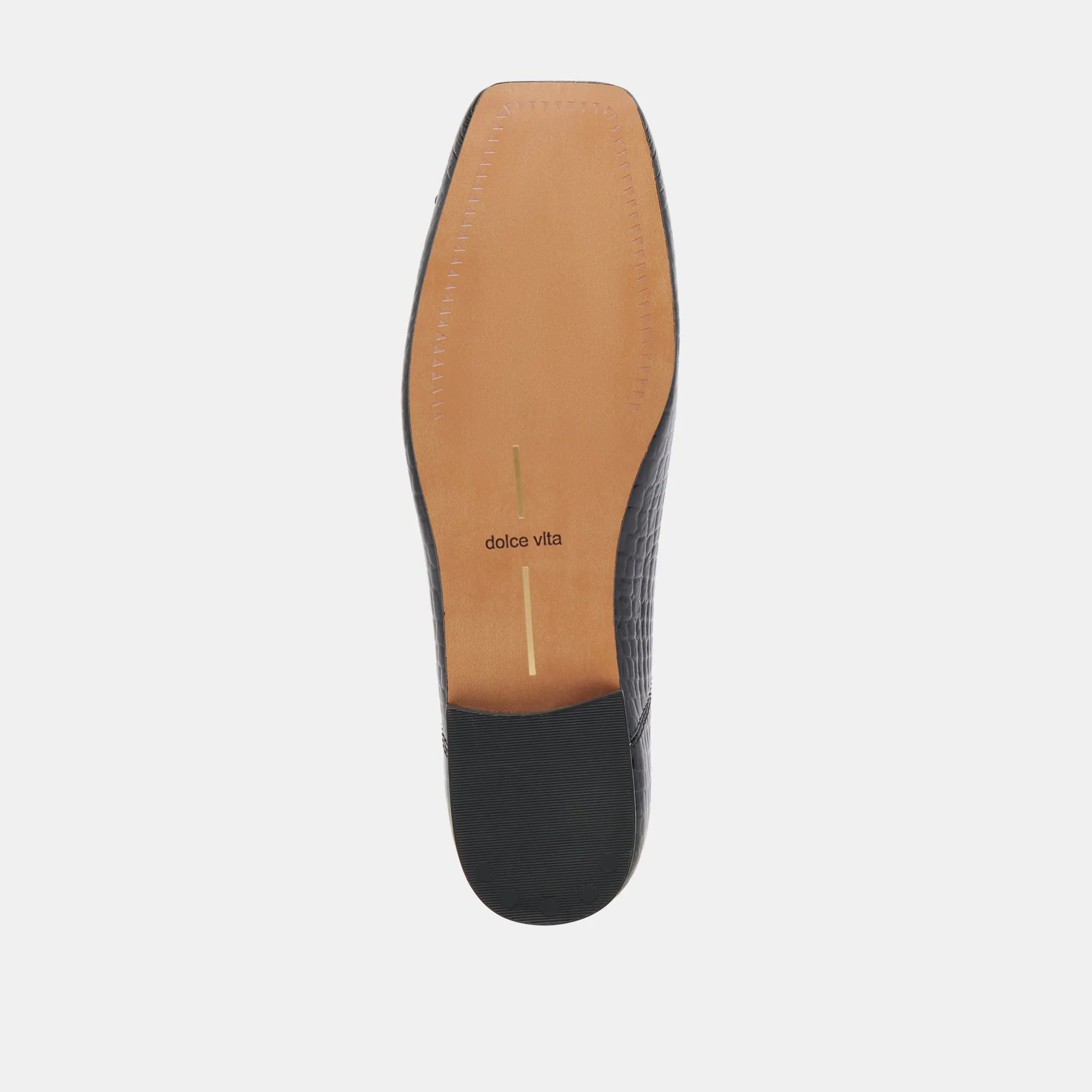 BALLERINES ANISA NOIR EN CUIR GRAINÉ