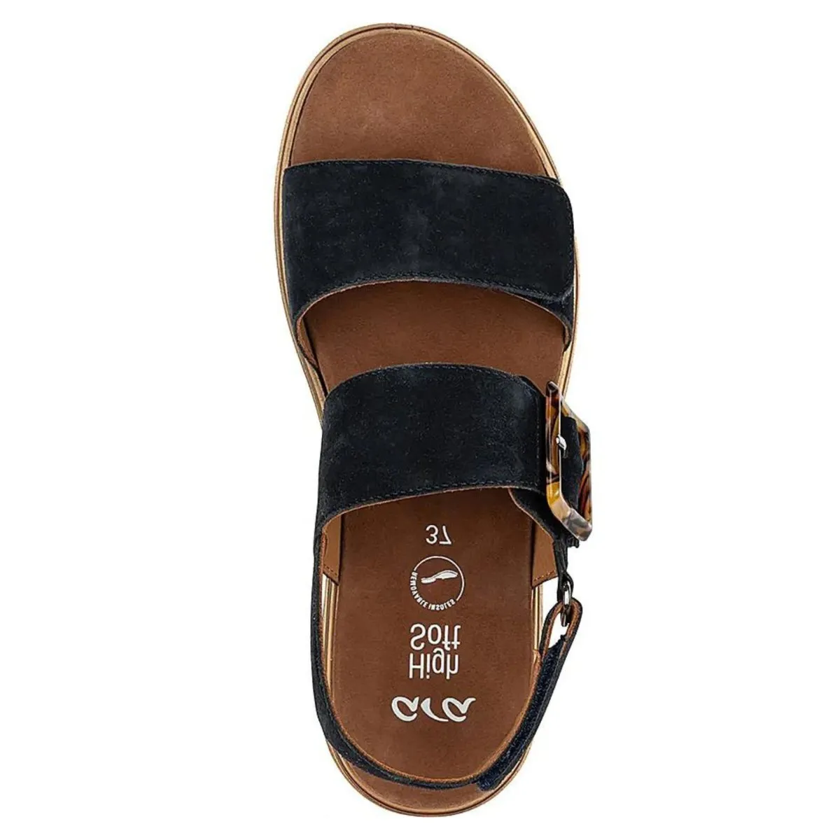 Ara Femmes Marbella Bleu Marine Nubuck