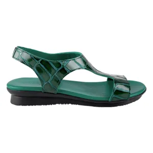 Arche Femme Aurian Crocodile Vert Vernis