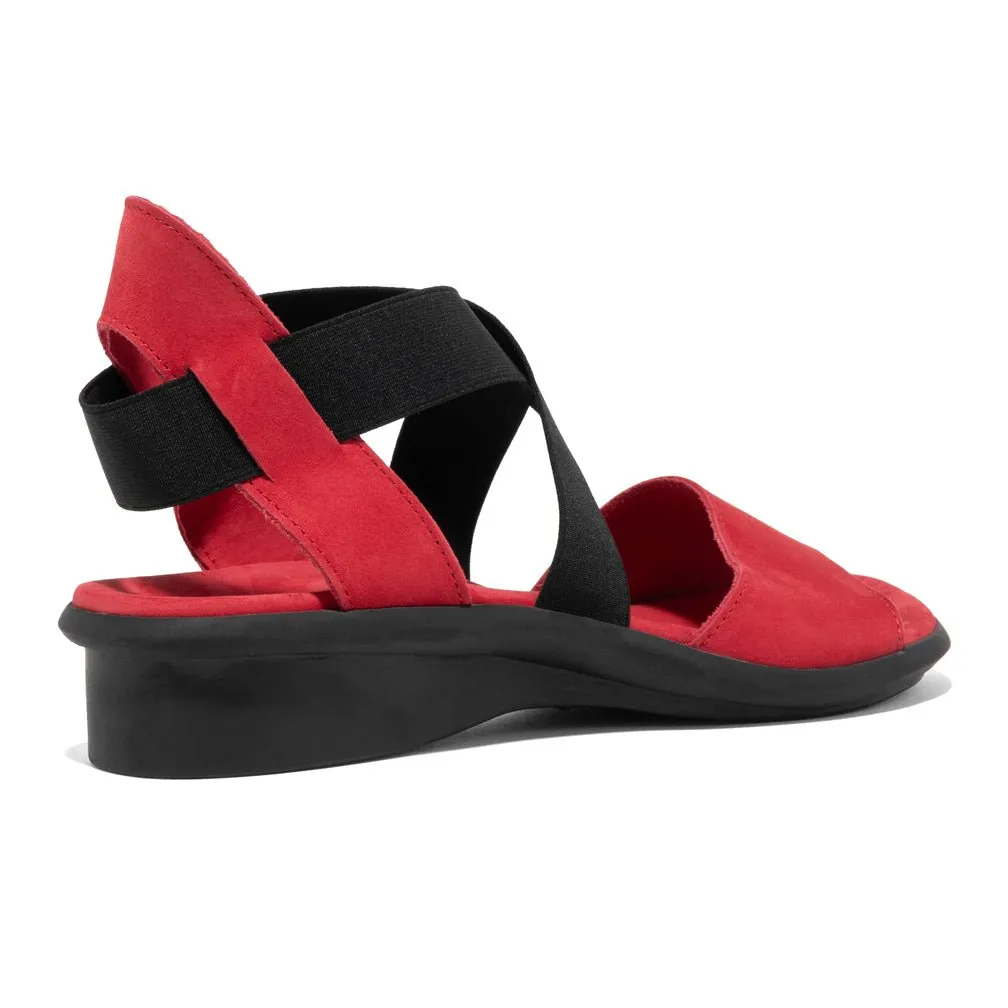 Arche Femme Satia Fukia Nubuck Rouge