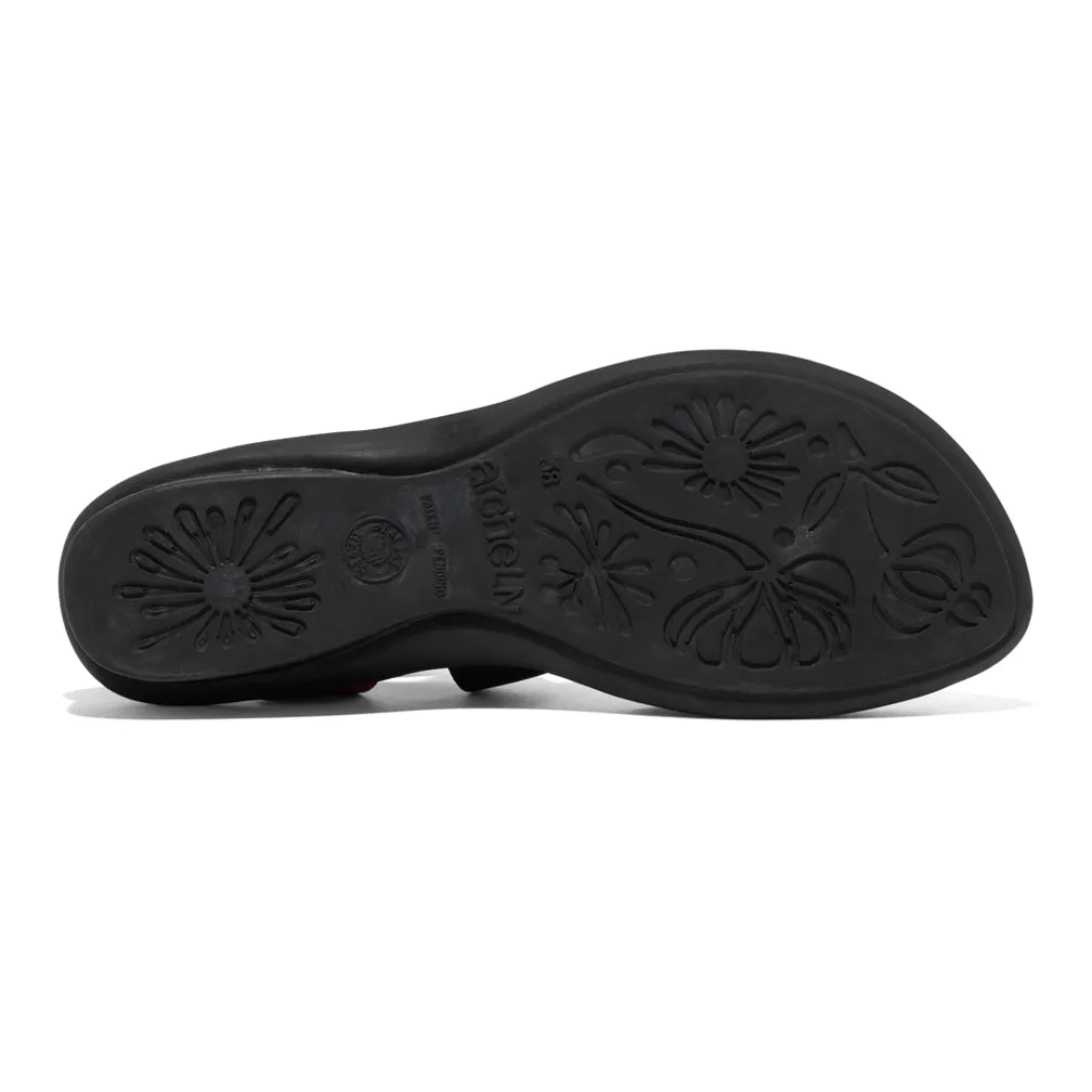 Arche Femme Satia Fukia Nubuck Rouge