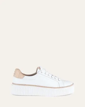 ARIANNA SNEAKERS BLANC RAFFIA