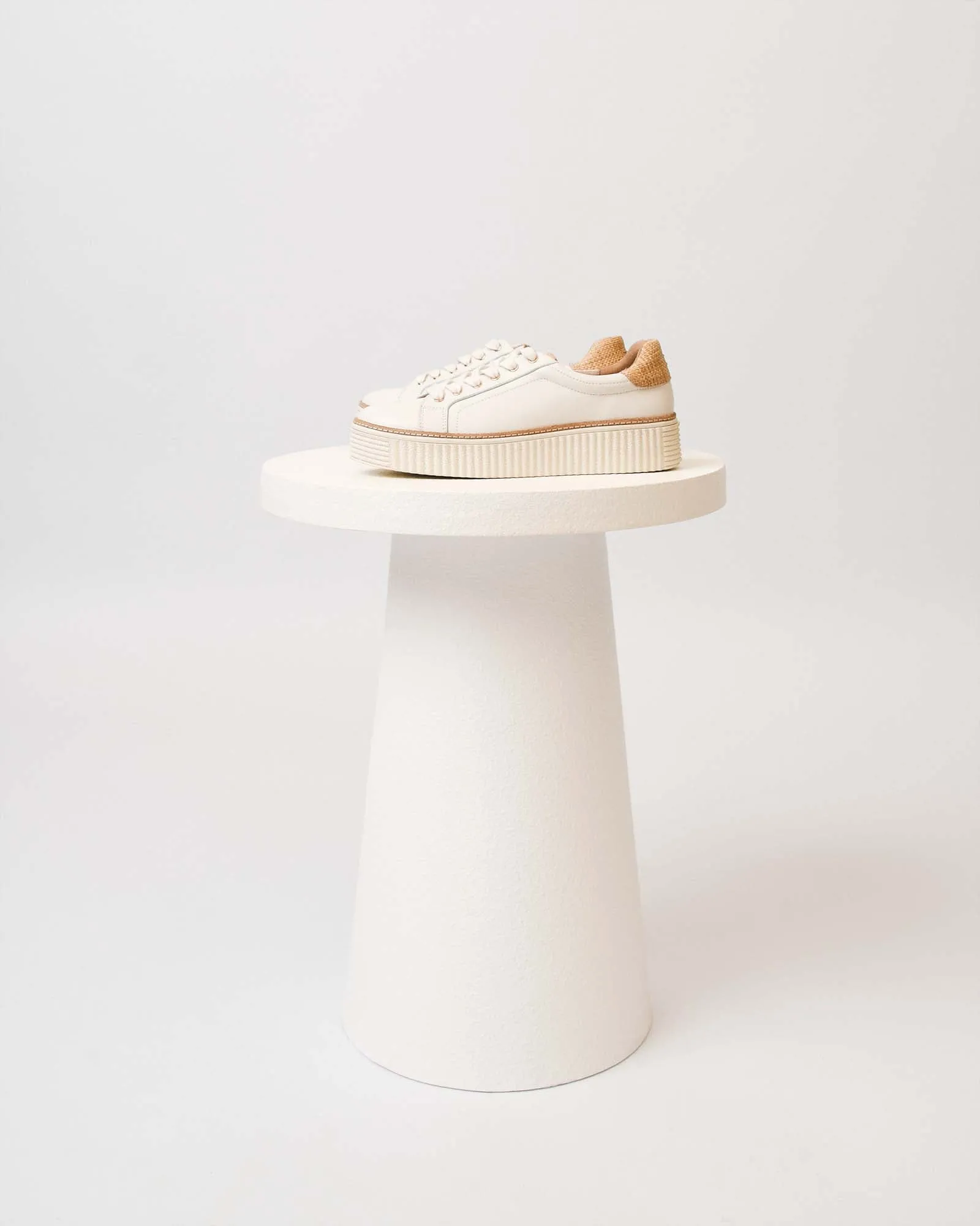 ARIANNA SNEAKERS BLANC RAFFIA