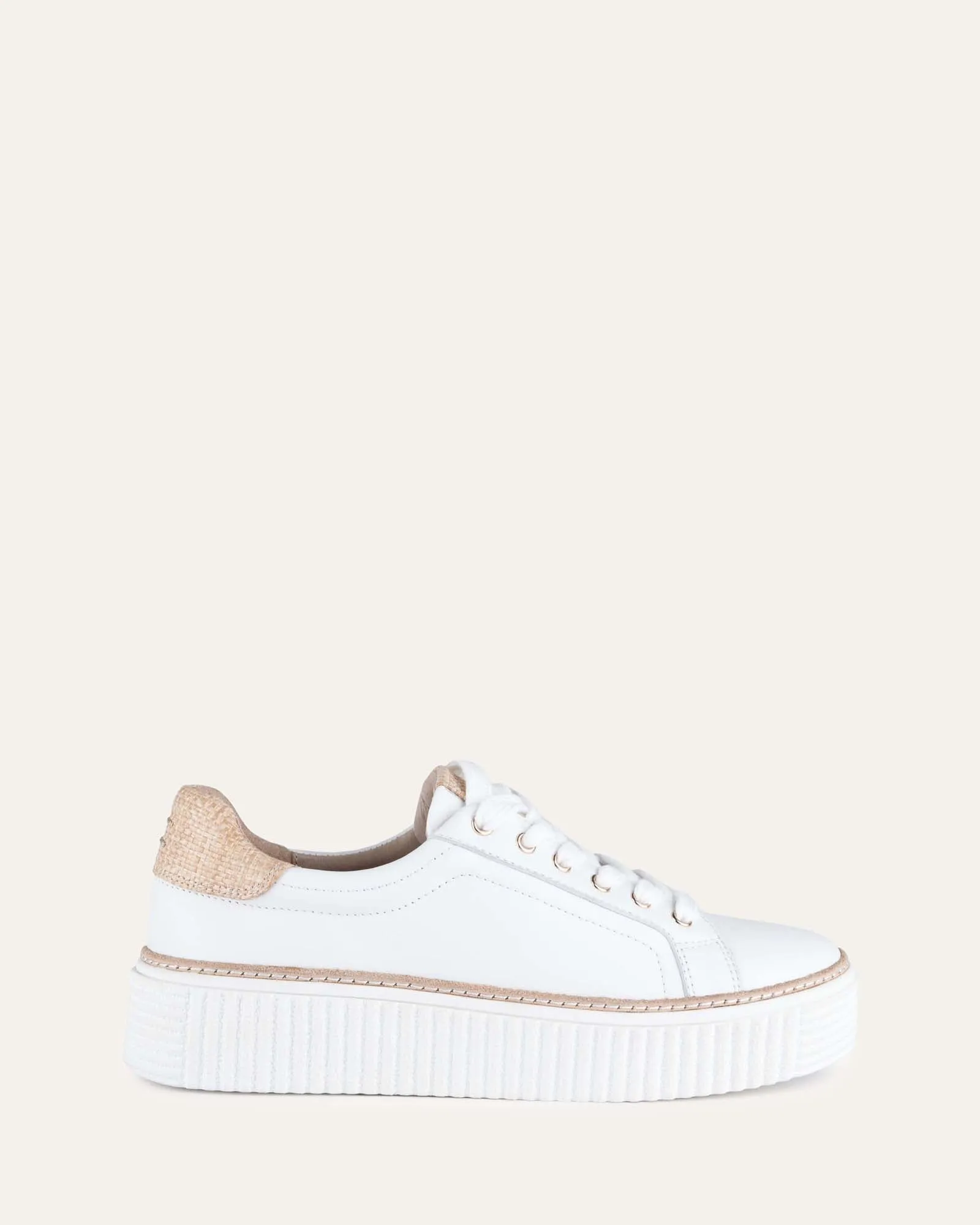 ARIANNA SNEAKERS BLANC RAFFIA