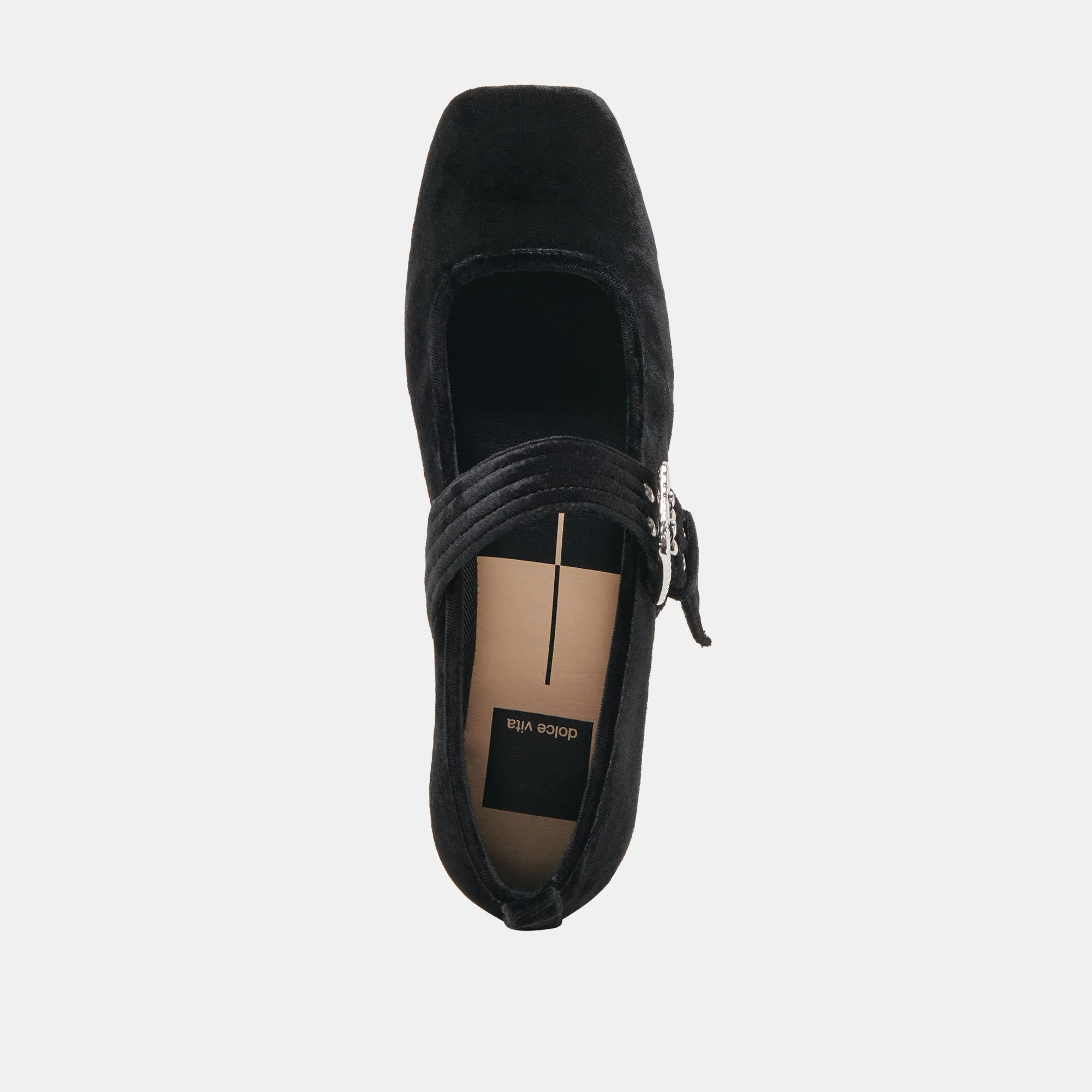 ARORA BALLERINES NERO VELOURS
