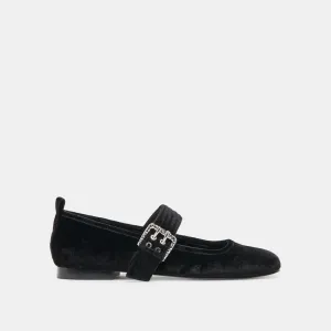 ARORA BALLERINES NERO VELOURS