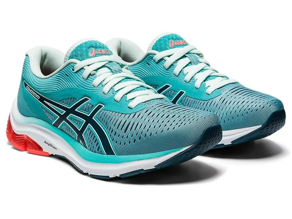 Asics Gel-Pulse 12 Chaussures de Running Femme Techno Cyan / Bleu Magnétique