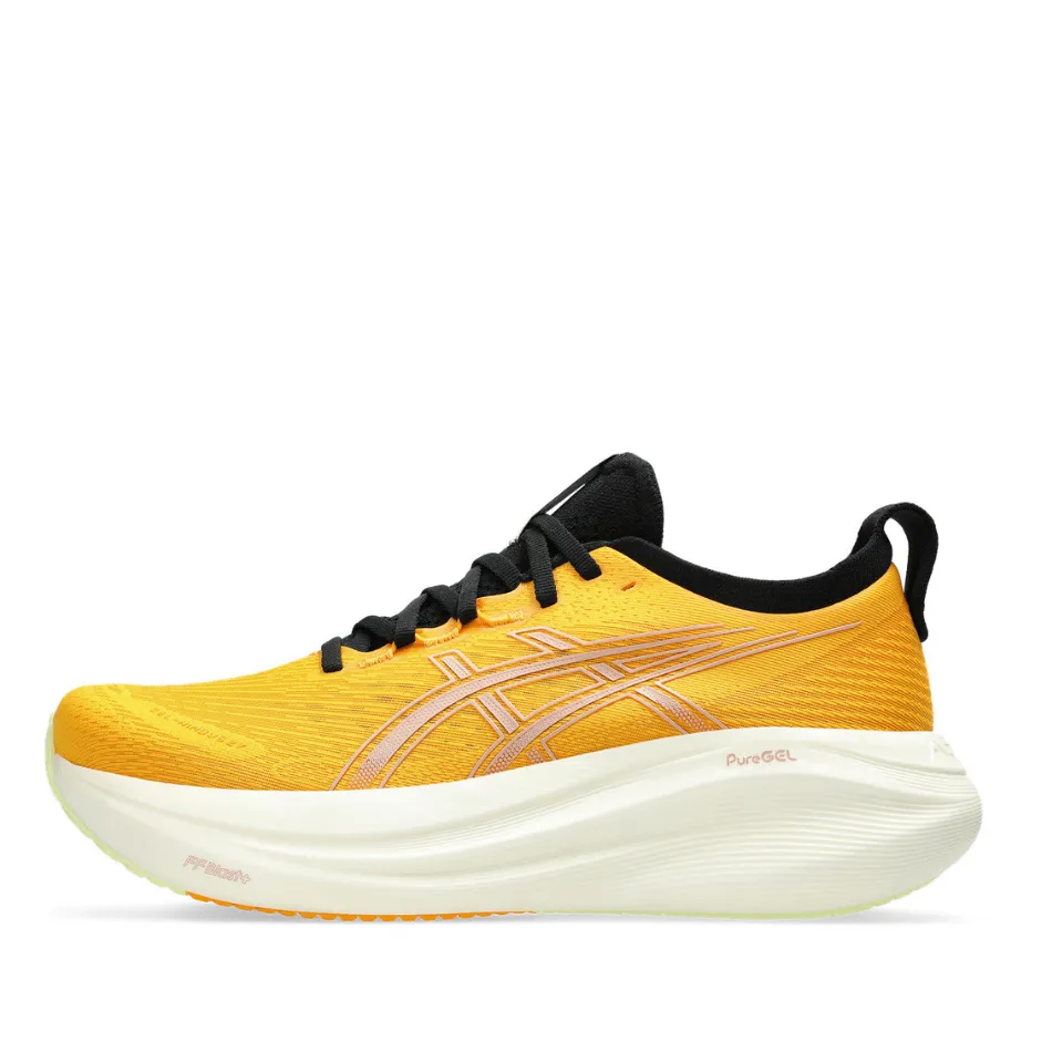 Chaussures de course ASICS GEL-NIMBUS 27 pour hommes en ambre/rose neutre SS25