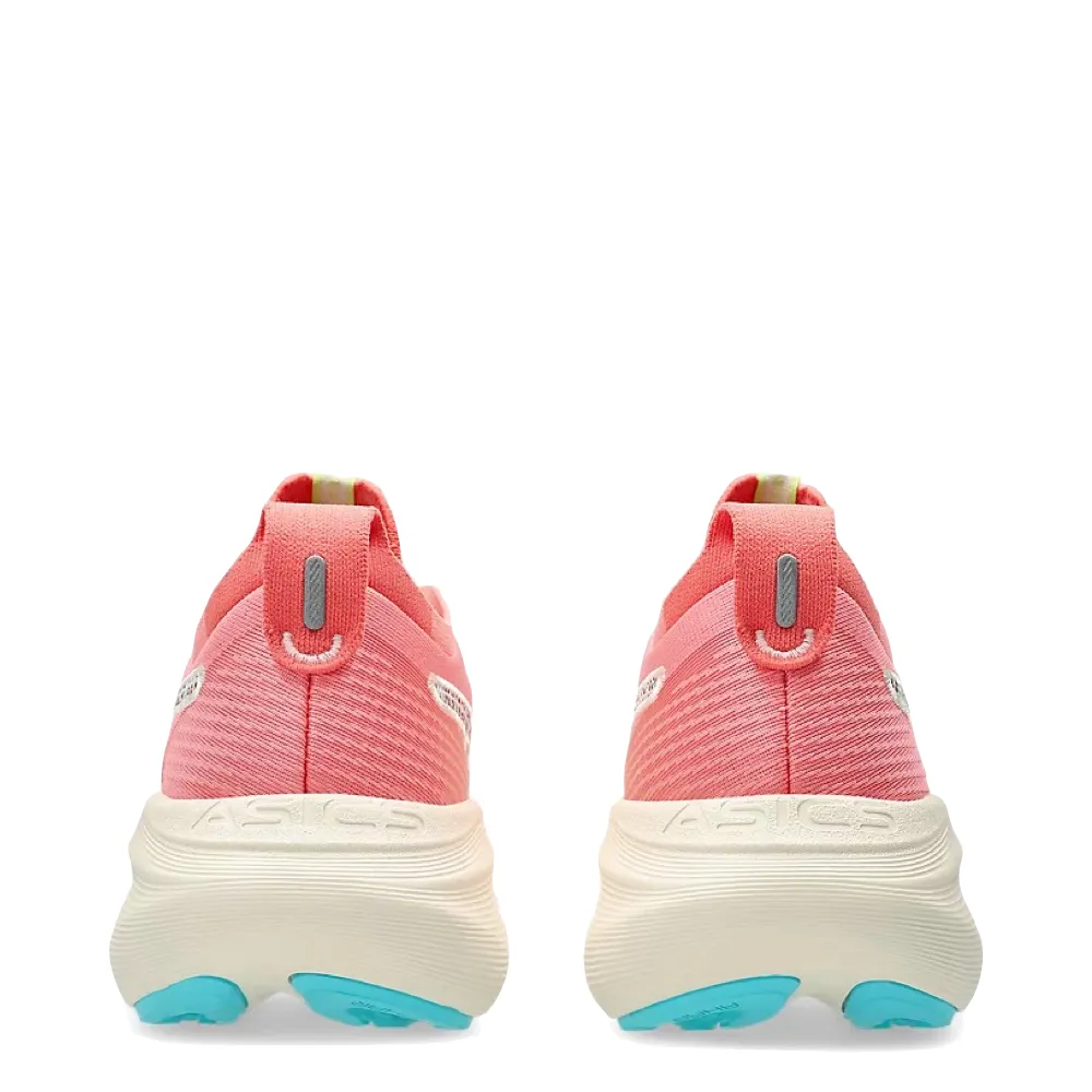 Asics Chaussure de Sport Femme Gel-Nimbus 27 TR en Nature Bathing/Goyave