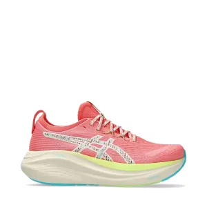 Asics Chaussure de Sport Femme Gel-Nimbus 27 TR en Nature Bathing/Goyave