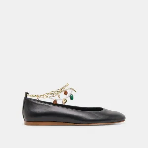 BAIDEN BALLERINES CUIR NOIR
