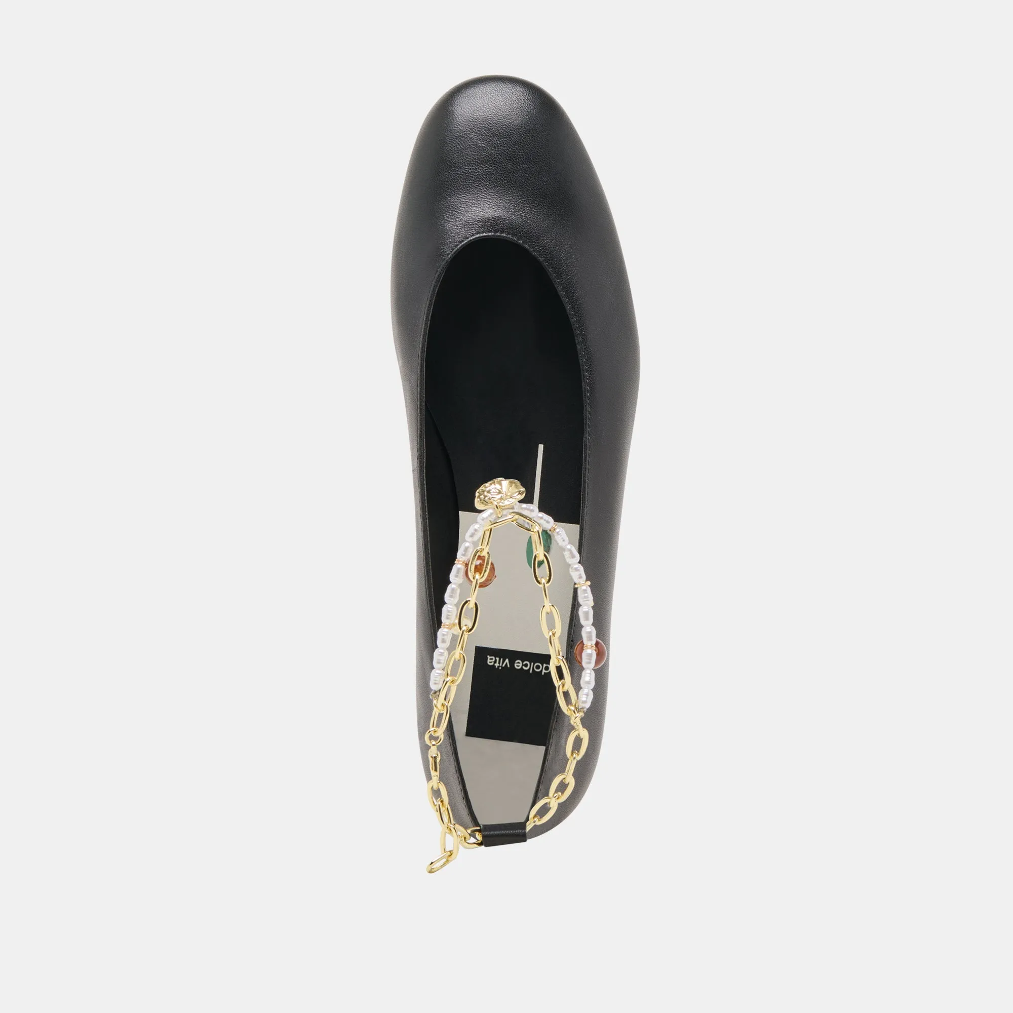 BAIDEN BALLERINES CUIR NOIR