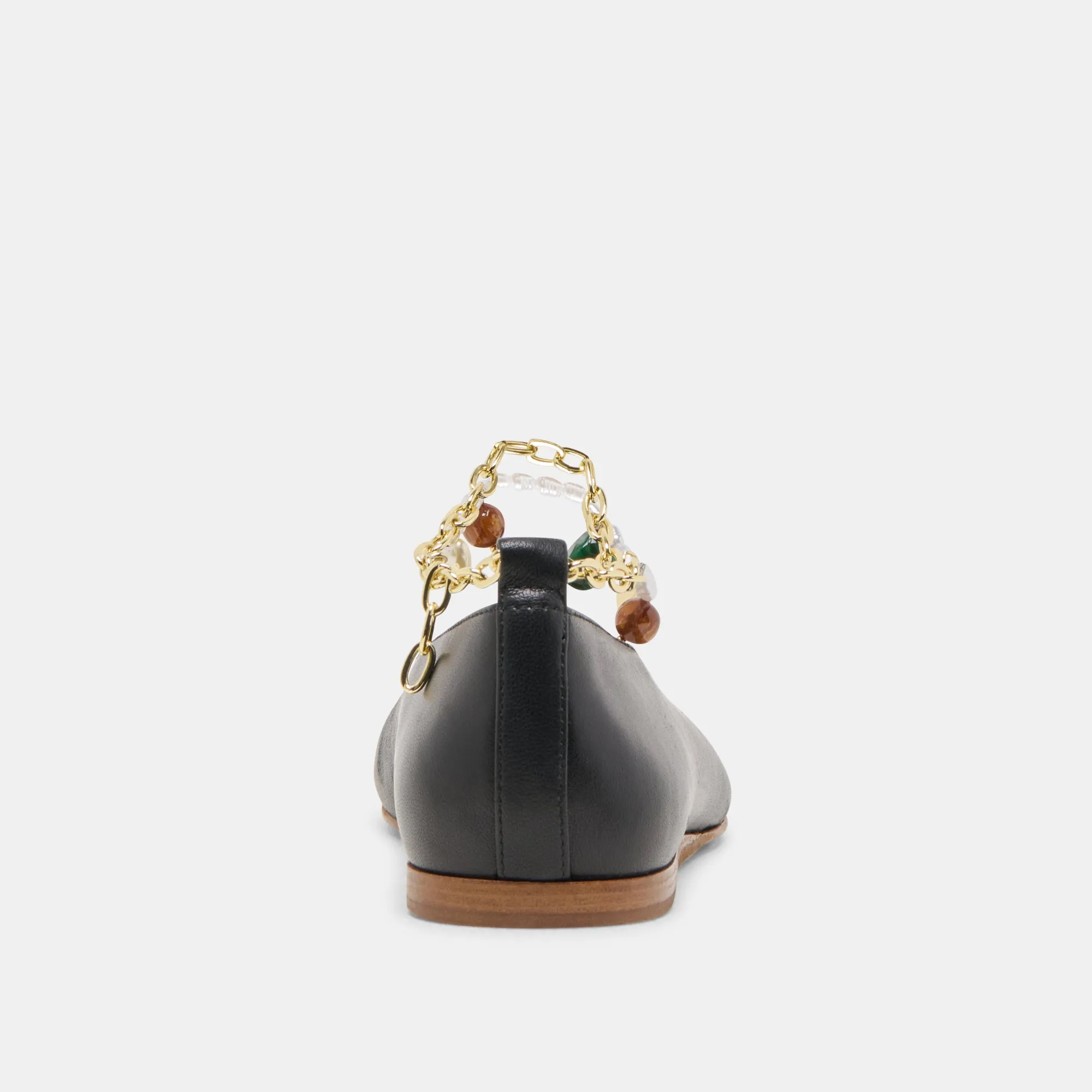 BAIDEN BALLERINES CUIR NOIR