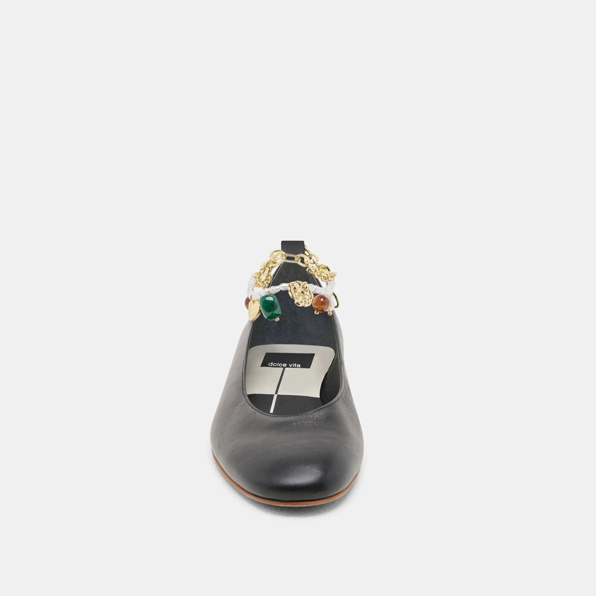 BAIDEN BALLERINES CUIR NOIR