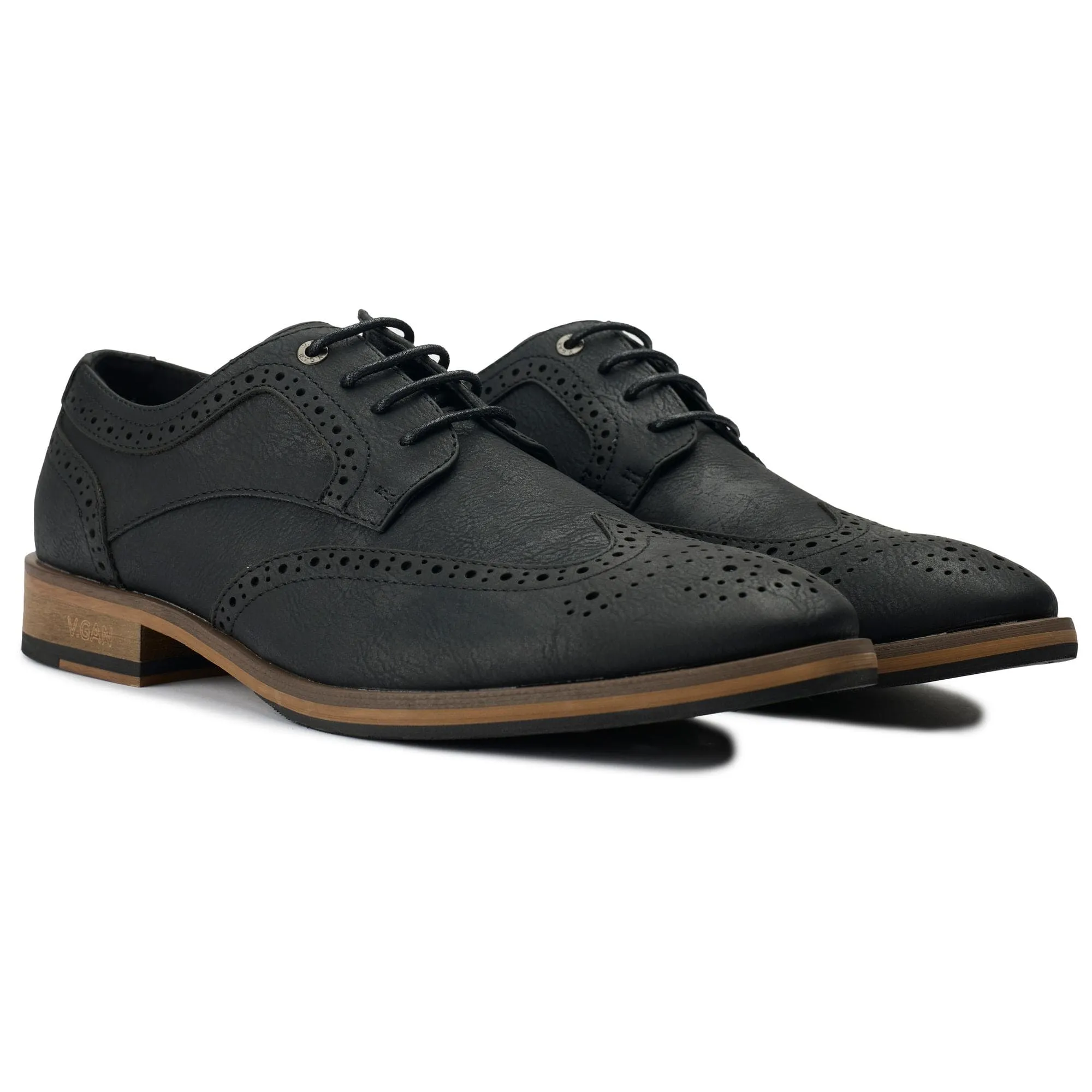 Chaussures Richelieu en Simili-Cuir Vegan pour Homme Barley 2 | Noir