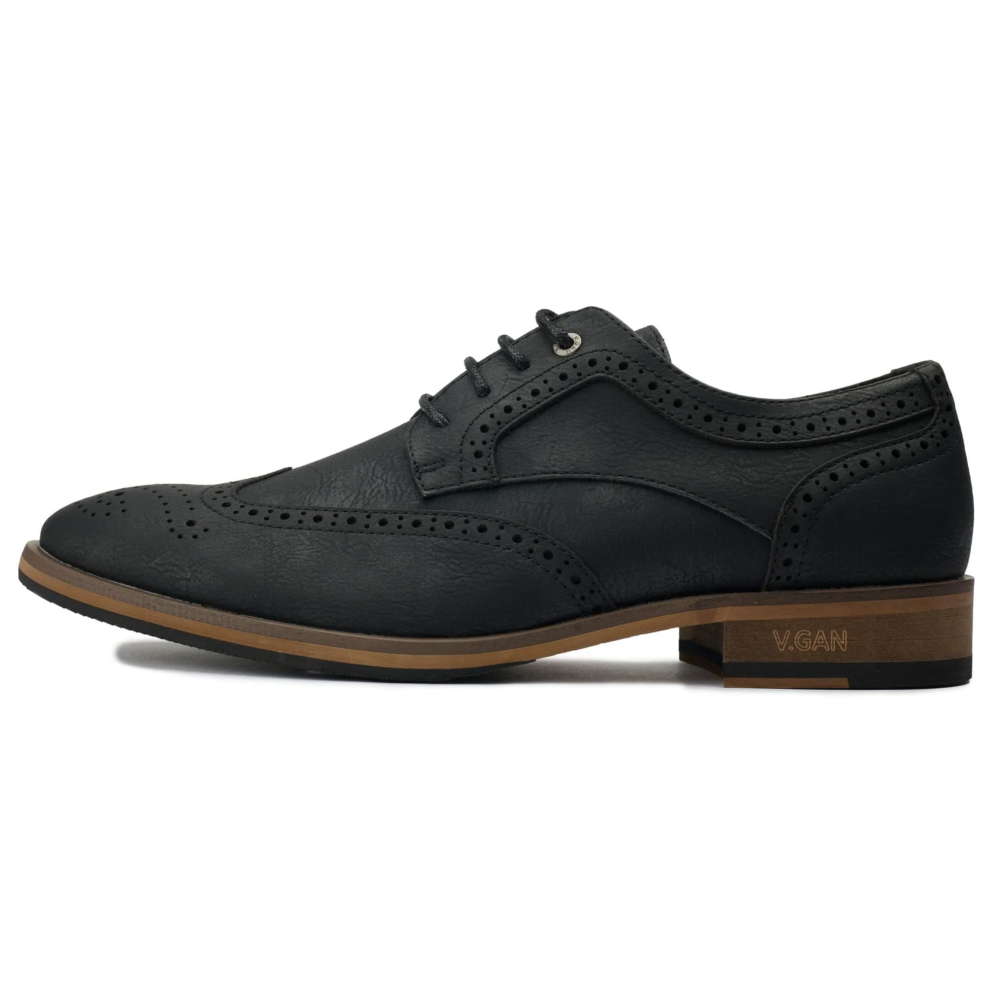 Chaussures Richelieu en Simili-Cuir Vegan pour Homme Barley 2 | Noir