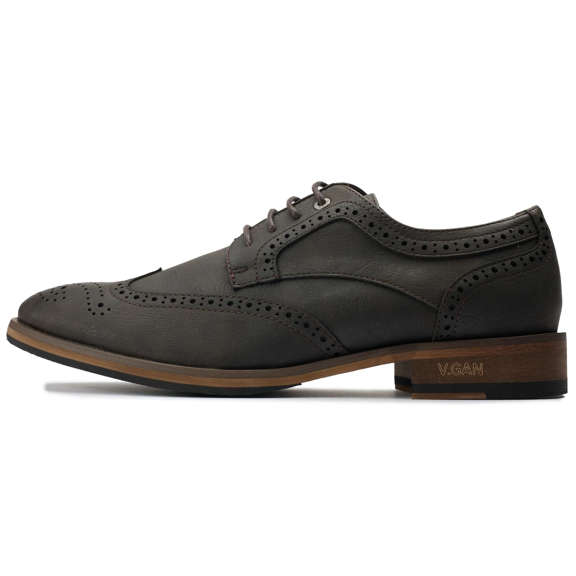 Chaussures Richelieu en Simili-Cuir Vegan pour Homme Barley 2 | Marron