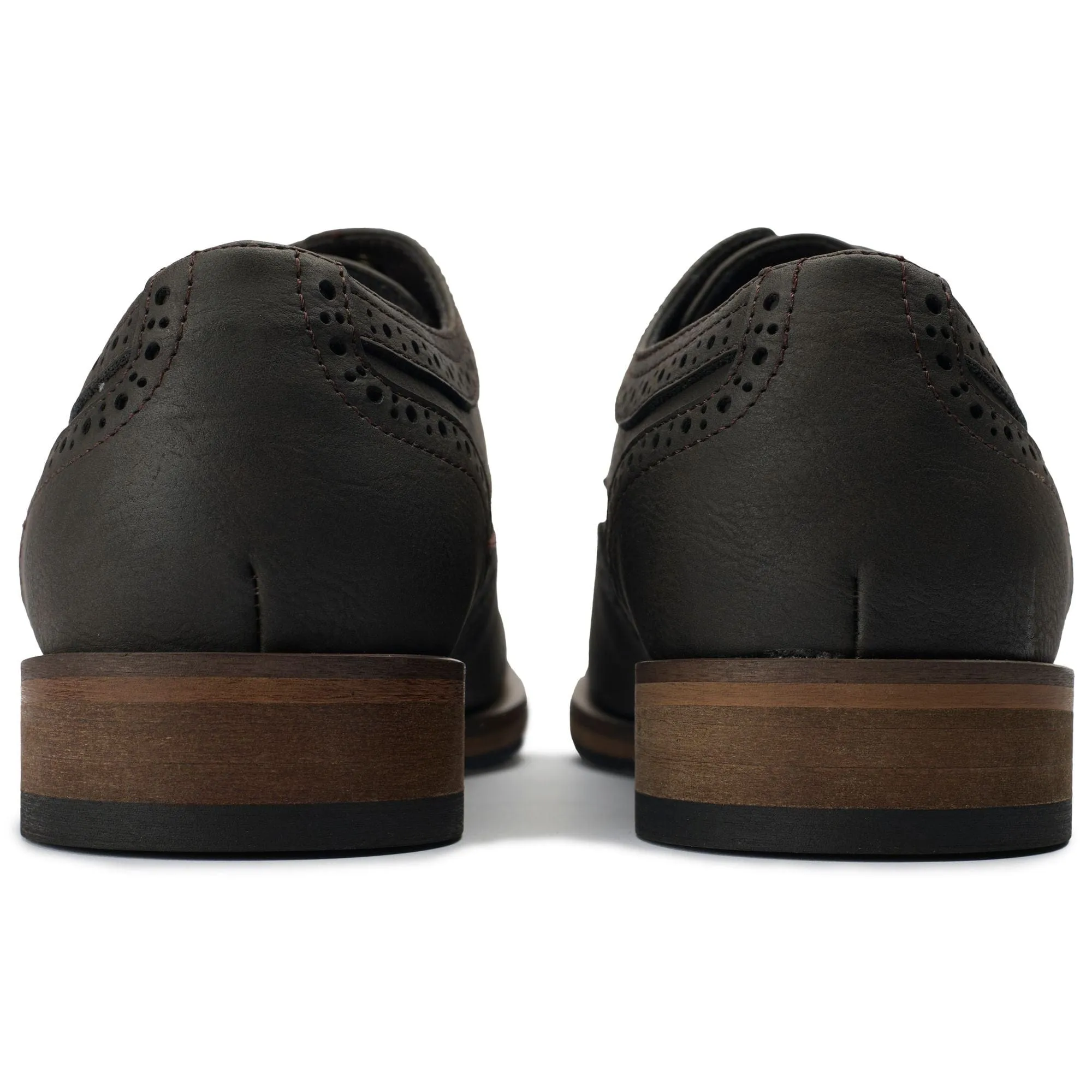 Chaussures Richelieu en Simili-Cuir Vegan pour Homme Barley 2 | Marron