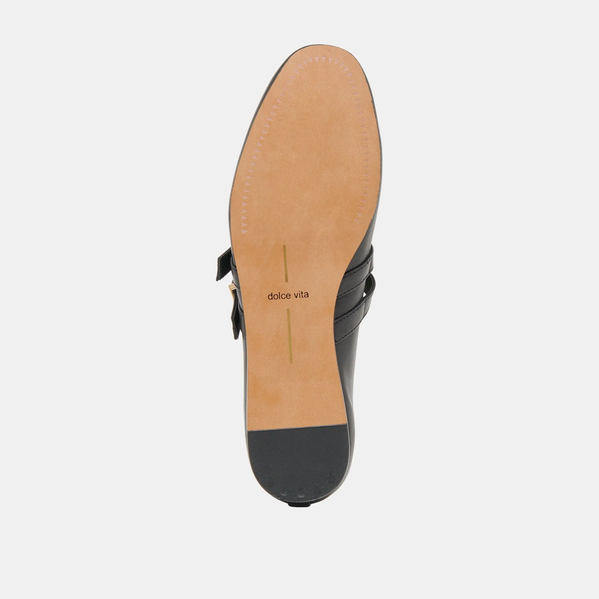 BAYLEE BALLERINES CUIR NOIR