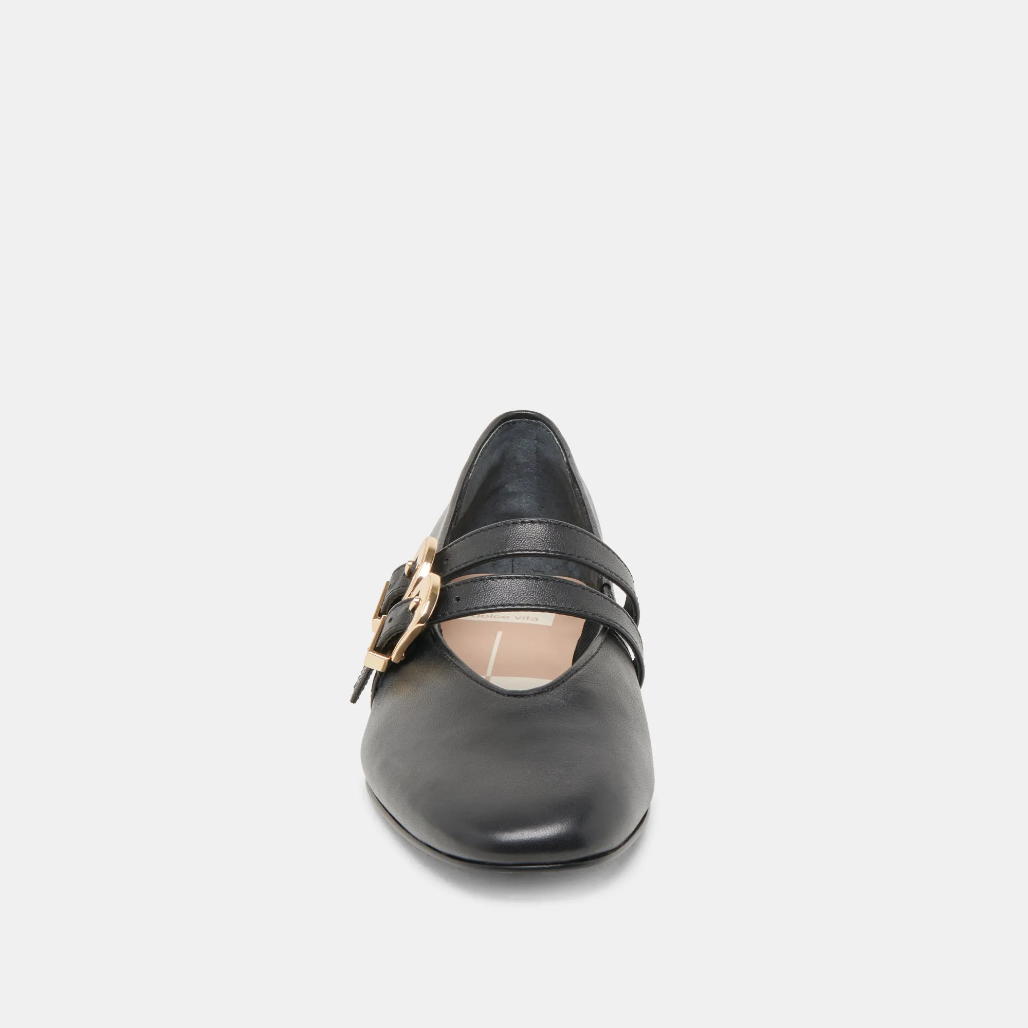 BAYLEE BALLERINES CUIR NOIR