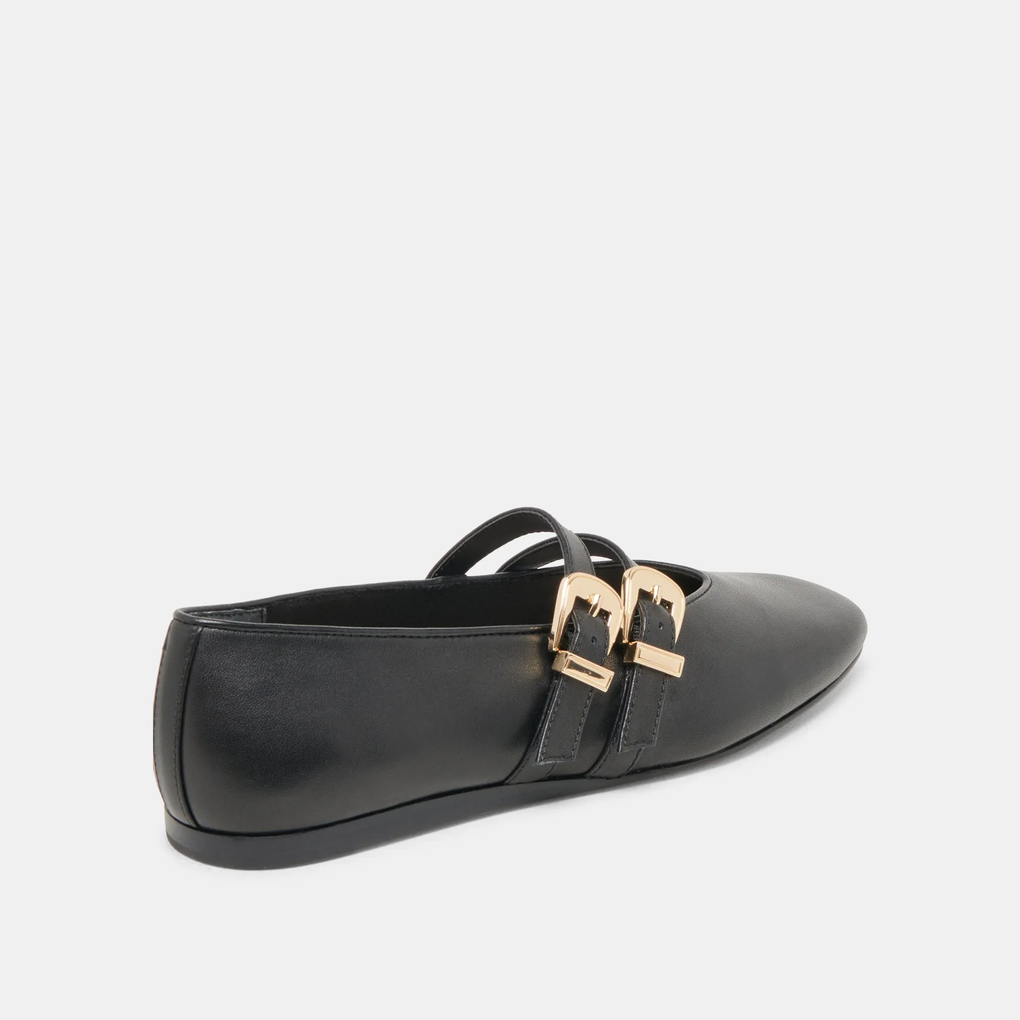 BAYLEE BALLERINES CUIR NOIR
