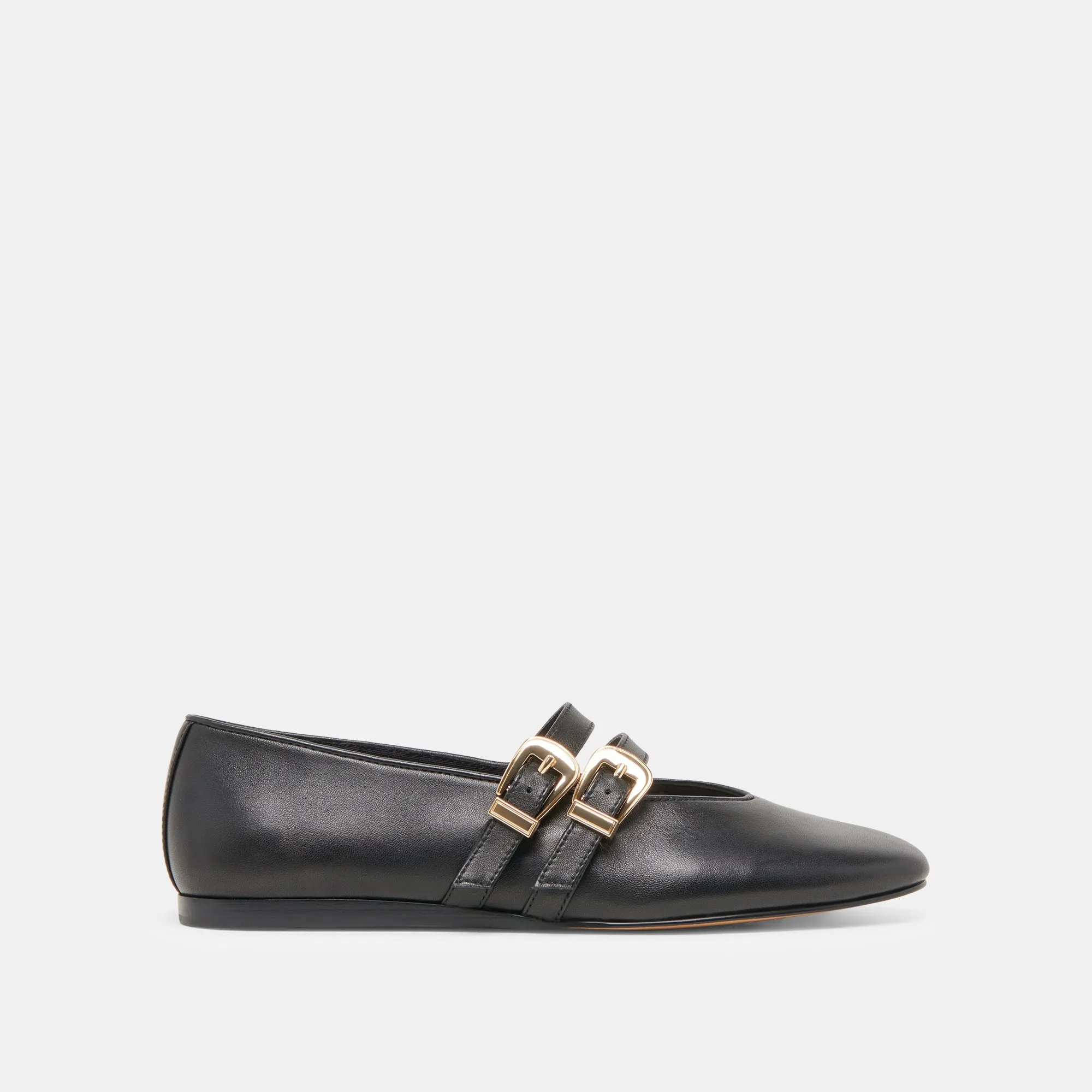 BAYLEE BALLERINES CUIR NOIR