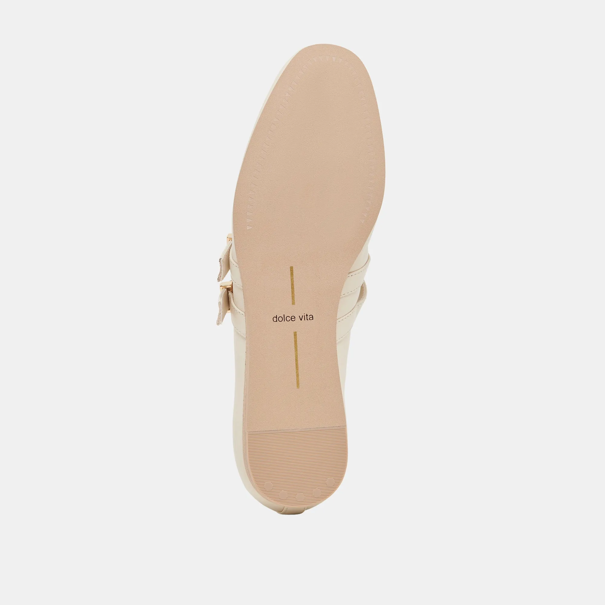 BAYLEE BALLERINES IVOIRE EN CUIR