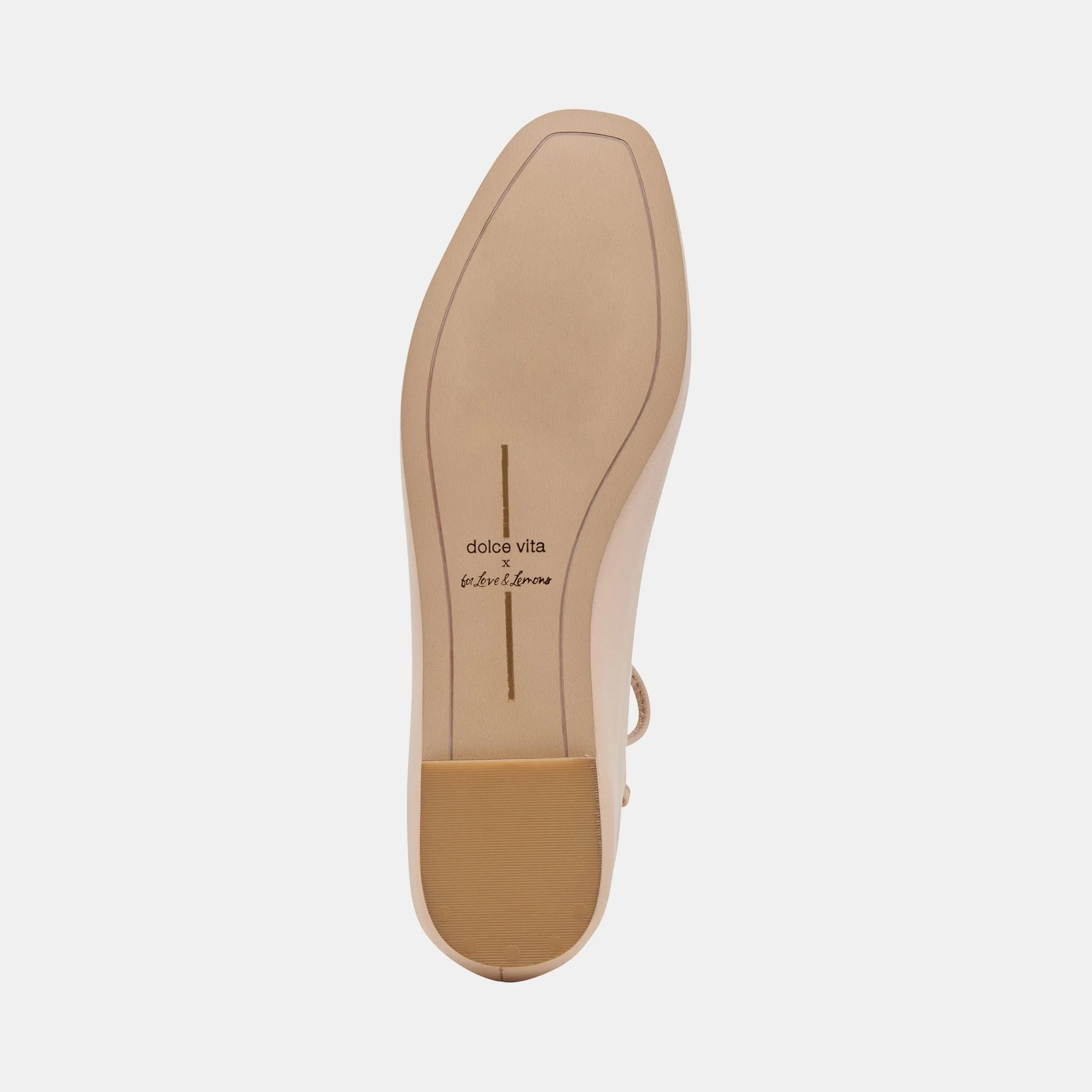 BEATE BALLET FLATS CUIR ROSE CLAIR