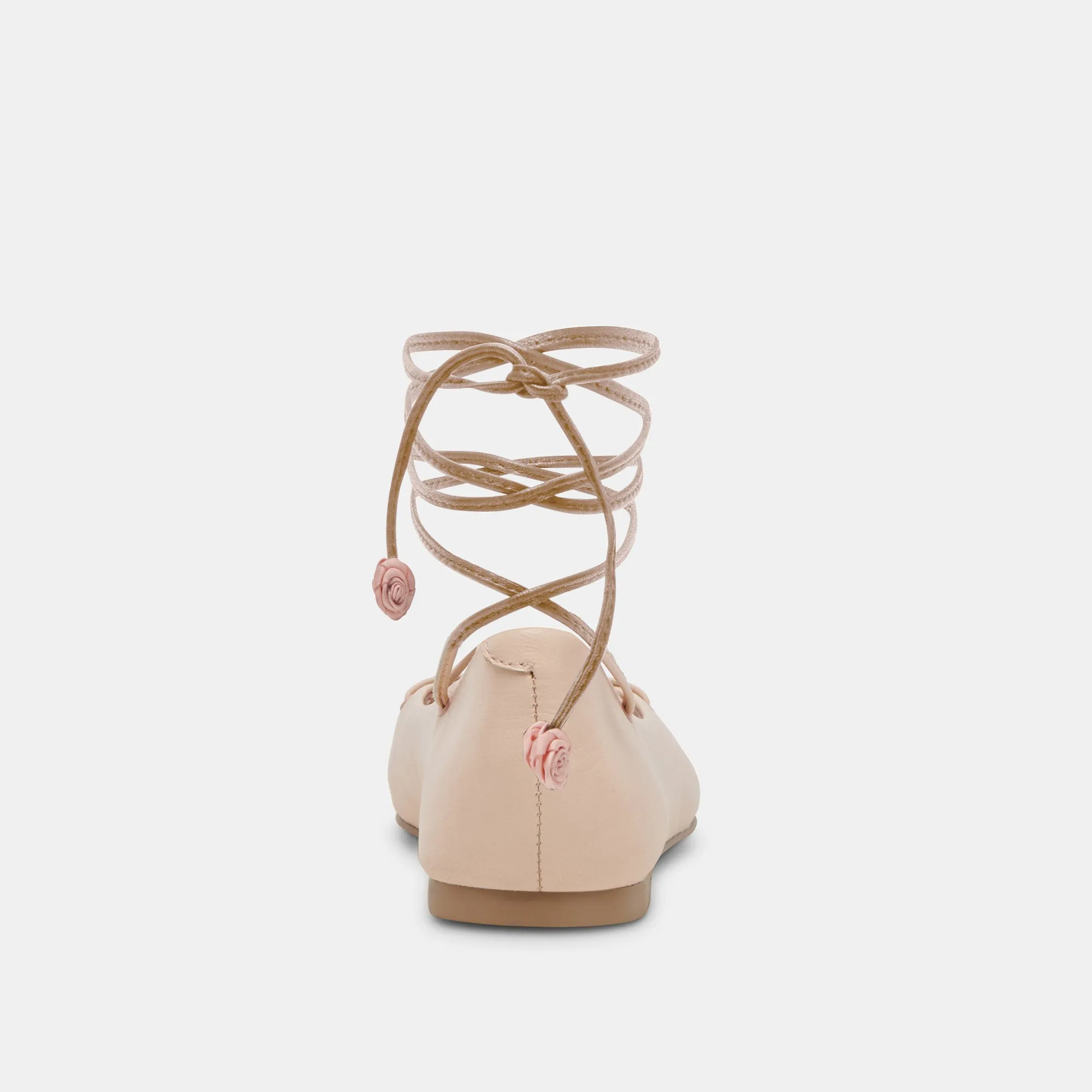 BEATE BALLET FLATS CUIR ROSE CLAIR
