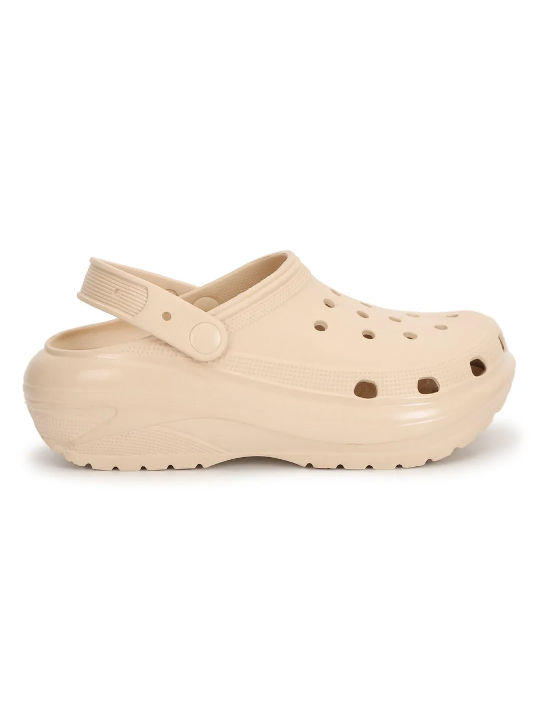 Mules en PU beige à enfiler (TC-RS3496-NUD)