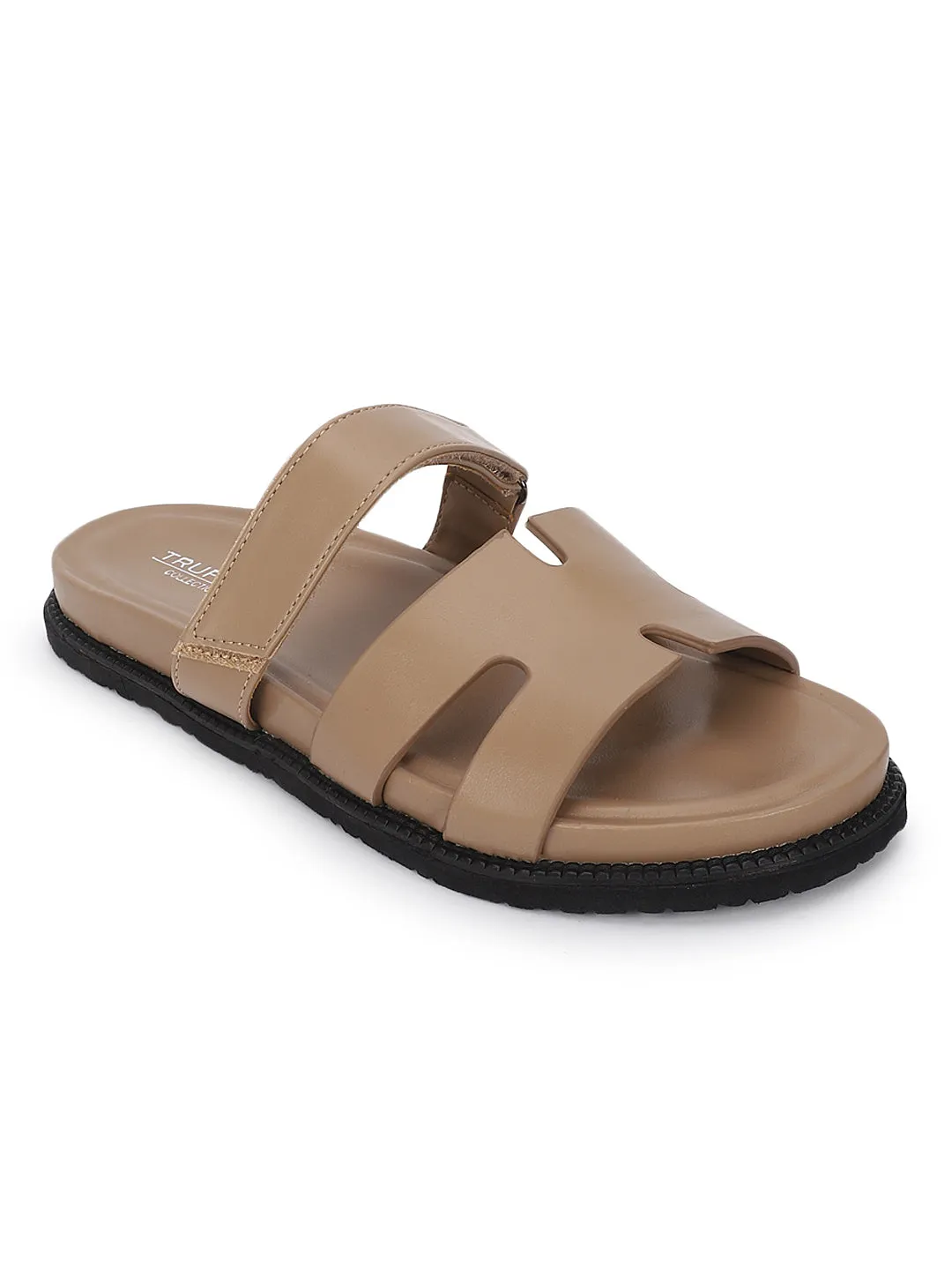 Ballerines en PU beige à enfiler (TC-ST12ORRY-BEIG)