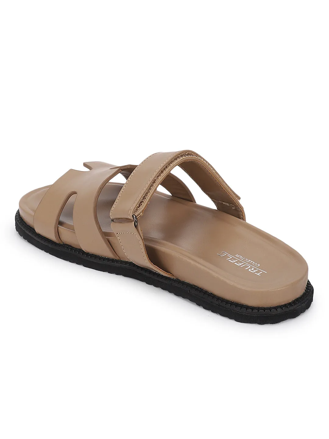 Ballerines en PU beige à enfiler (TC-ST12ORRY-BEIG)