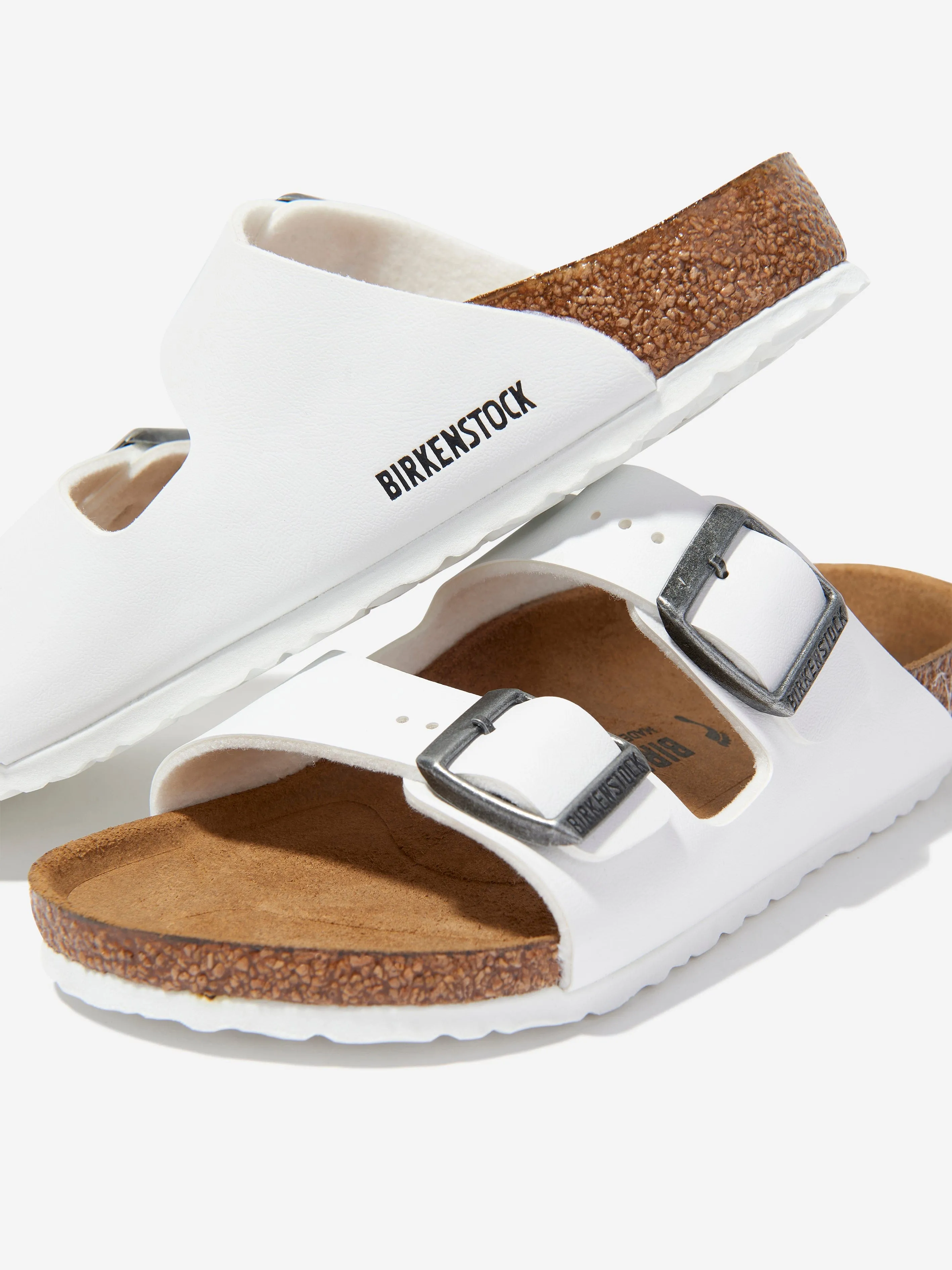 BIRKENSTOCK Sandales Arizona pour Enfants en Blanc