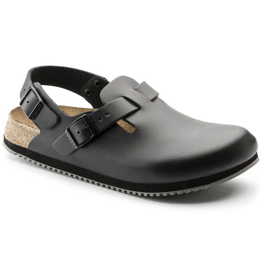 Birkenstock Femme Tokio Super Grip Cuir Noir