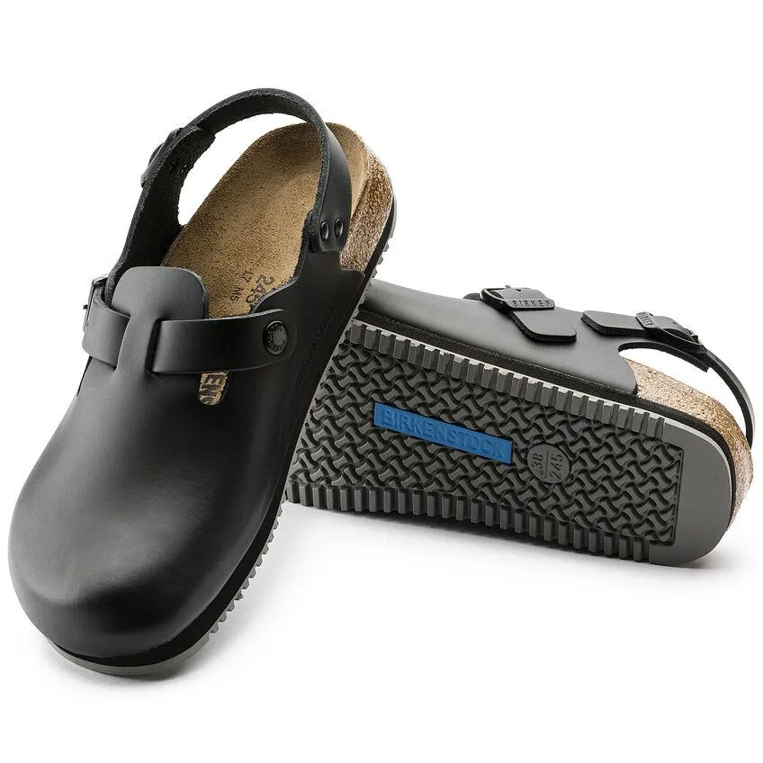 Birkenstock Femme Tokio Super Grip Cuir Noir