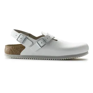 Birkenstock Femme Tokio Super Grip Cuir Blanc