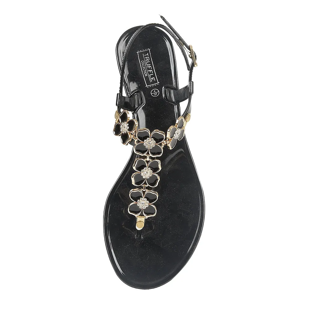 Chaussures plates noires