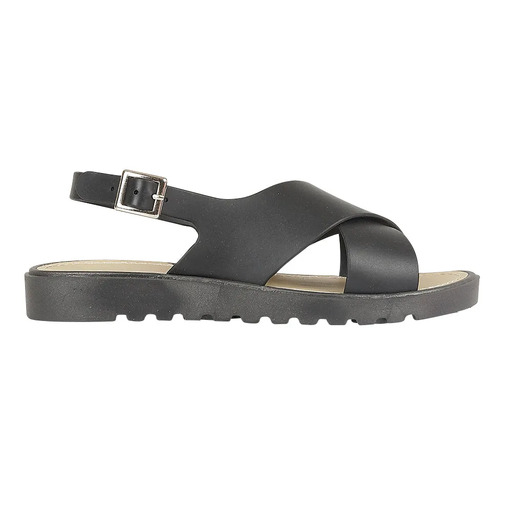 Chaussures plates noires
